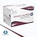 Dynarex Urinary Leg Bag, for Use with Catheter, has a Non-Drip Closure & Anti-Reflux Valve, 600 ml/20 oz Capacity, Medium, White, 1 Box of 12 Leg Bags