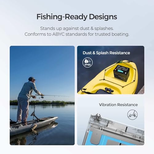 Image of Renogy 12V 24V 48V 200Ah Deep Cycle Lithium Iron Phosphate Battery up to 5000+ Deep Cycles BMS Protection, Perfect for Trolling Motor,Off-Road,Cabin,Marine,Off-Grid Home Energy Storage