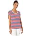 U.S. Polo Assn. Juniors Multi Stripe V-Neck T-Shirt
