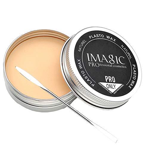 CCbeauty Scar Wax Kit Professional Fake Moulding Skin Wax for Stage Special Effects Halloween SFX Theatrical Makeup,Fake Wound Makeup Wax with Double Ended Spatula