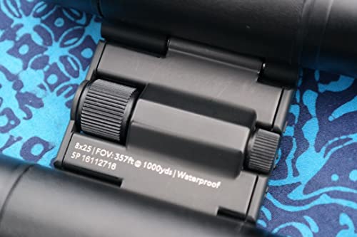 Hawke Sport Optics Sapphire Compact 10X25 Binoculars, Black #TOP5