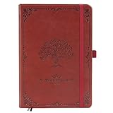 Carnet de notes A5,journal épais ligné,Vintage - Couverture rigide En...