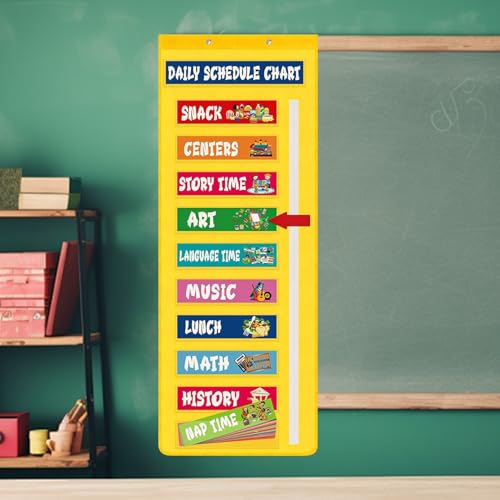 Calendrier Visuel Quotidien tableau organisation classe enseignement primaire