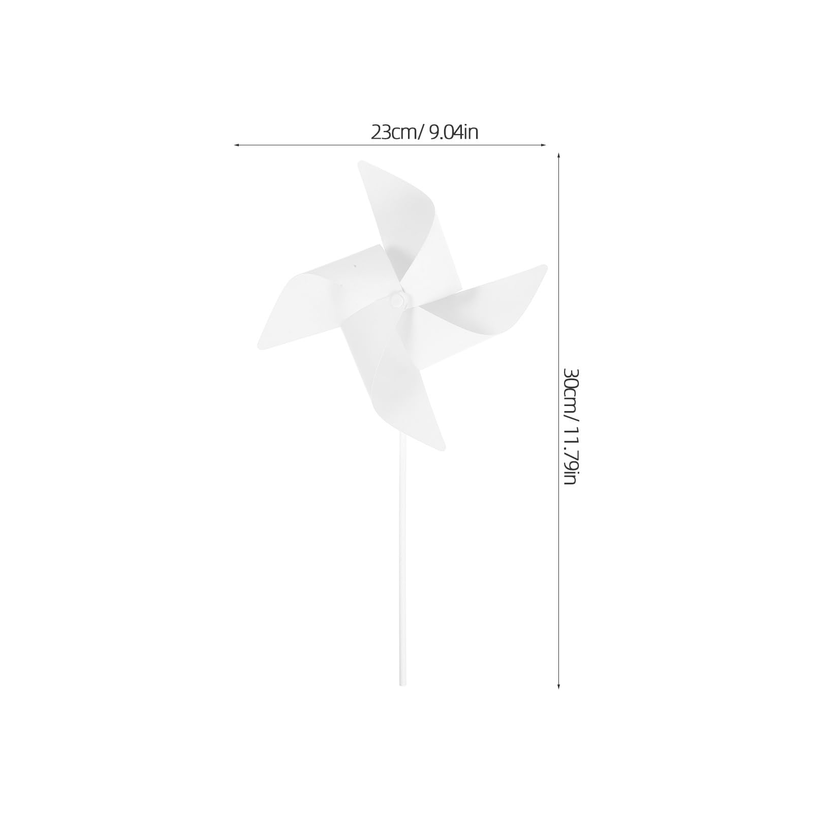 Angoily Diy Paper Windmills for Kids Educational Craft Kit Blank Pinwheel Toys for Creative Drawing Indoor Outdoor Fun 24 Pack - Image 3