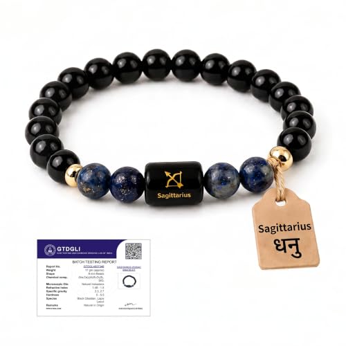 Image of Astrotalk Zodiac Crystal Bracelet | Balances Energy & Enhances Positivity | Certified Healing Crystals with Certificate | Astrology Bracelet for Man & Woman | Gift for Man & Woman