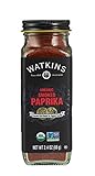 Watkins Gourmet Organic Spice Jar, Smoked Paprika, Non-GMO, Kosher, 2.4 oz. Bottle, 1-Pack
