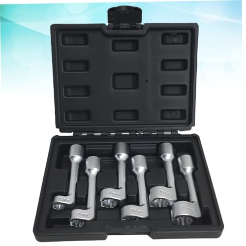 Tofficu Wrench Open End Spanner for Fuel Injector 1/2 Inch Drive Medium-Length Socket Set Design Automotive Repair Tool 6pcs - Image 7