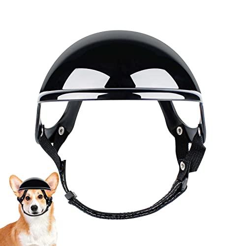 Caschi Per Cani Per Cani Di Piccola Taglia, Caschi Da Moto Per Cani - Caschi Da Moto Per Animali Domestici, Cappello Di Sicurezza Per Gatti Cani Bicicletta