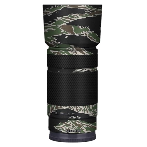 Autocollant de protection Sony E 55-210 mm vinyle premium look Tiger Stripe Camo
