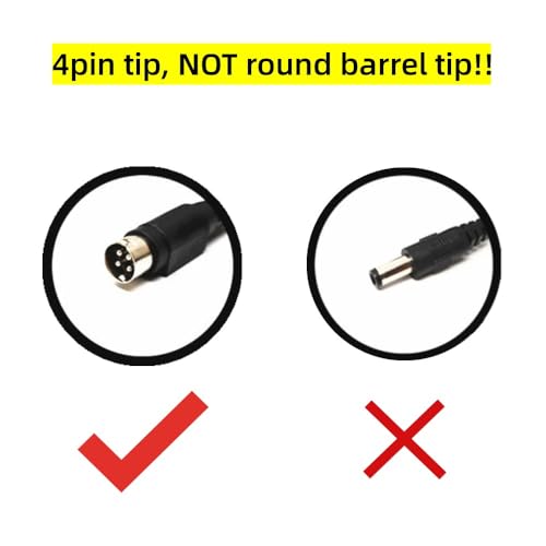 4-Pin Car 19V DC Adapter Compatible with Philips Respironics SimplyGo Simply Go Mini 82211 MANGO120-19BK-PHI REF 1116818 Megmeet PA 15668 1116816 56292-101 MDP120-19-002 REF 1116819 Charger2