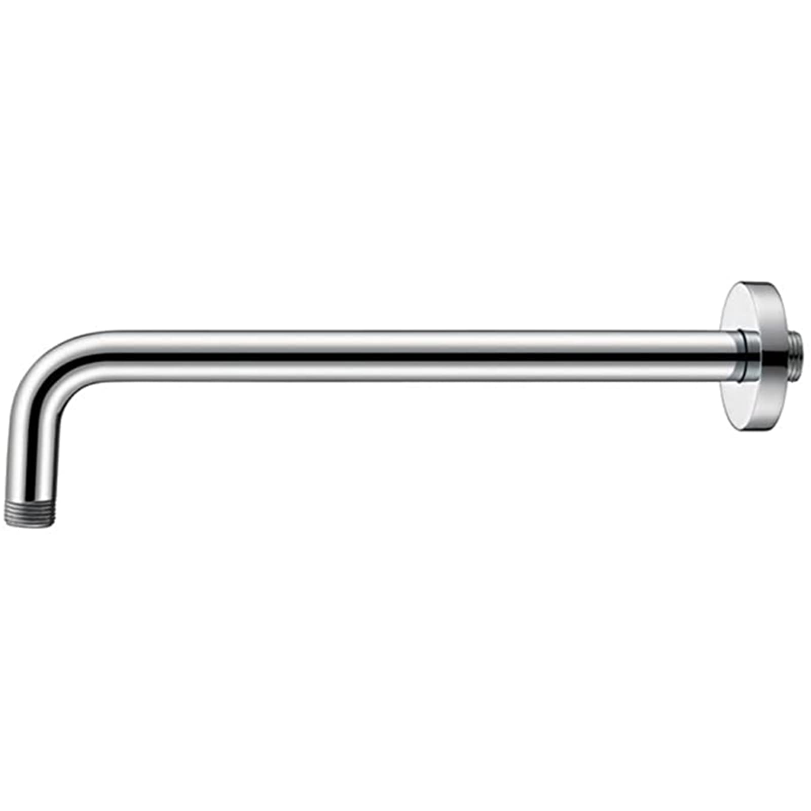 Brass Shower Arm Thickened 16 Inch Shower Arm Made of Copper Arm for G1/2" Connection Thread Shower Head and Hose Extension Connector‌