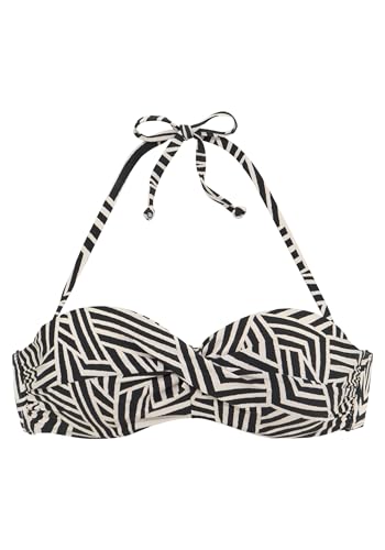 Lascana Damen Bügel-Bandeau-Bikini-Top