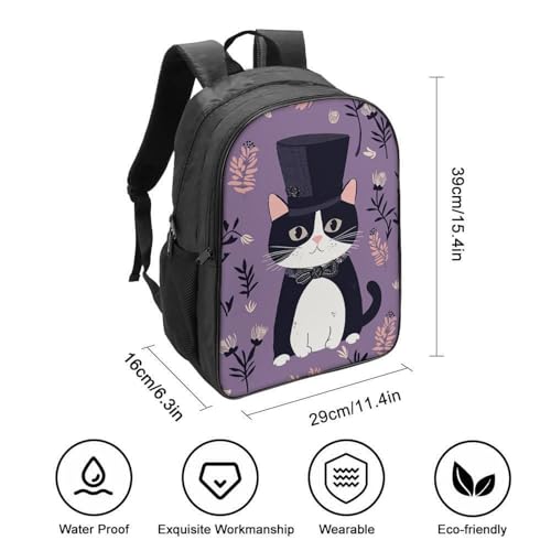 Regalos para niñas y niños: mochila infantil de cartoon cat impermeable para la vuelta al cole 2