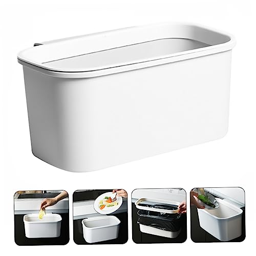 Set de 2 Canecas de Basura Colgantes Blancas para Cocina miniatura 5