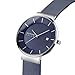 Imagen de BERING 14639-307 Reloj solar para hombre con caja de acero inoxidable plateado de 39 mm y esfera azul