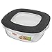 Rubbermaid Premier Easy Find Lids Food Storage Containers, 9 Cup, Gray