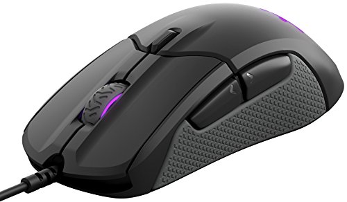 Steelseries Rival 310 - Souris Optique de Jeu - Éclairage RVB - 6 Boutons - Bords En Caoutchouc - Mémoire Intégrée (PC-Mac) - Noir