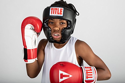 Title Boxing Classic Traditional Training Headgear 2.0, Black, Regular #TOP4
