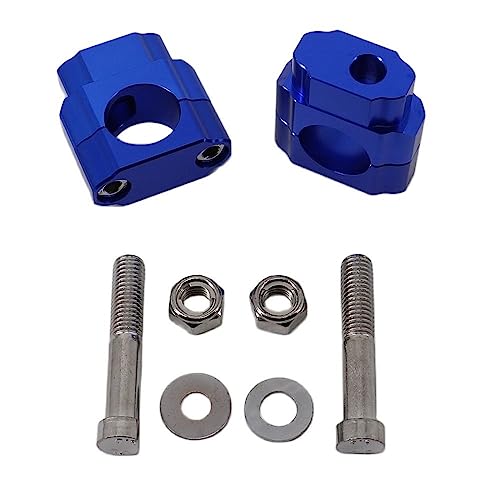 Rehausseur de guidon moto 28mm 22mm bleu pour BMW R1200GS