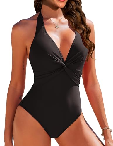 AI'MAGE Damen Badeanzug Bauchweg Einteiliger...