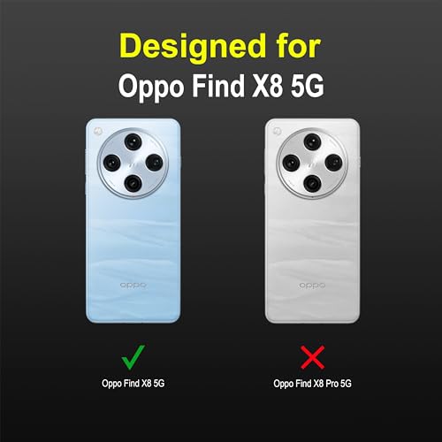 Image of AIBEX Compatible for Oppo Find X8 5G Flip Cover Leather Finish with Magnatic Closure | Inside TPU with Card Pockets | Wallet Stand | Complete Protection Flip Case -Black