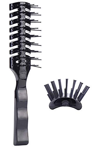 Mens Vented Hair Brush for Blow Drying, Anti Static Vent Hairbrush for Styling Fine, Curly, Wavy, Wet or Dry Hair