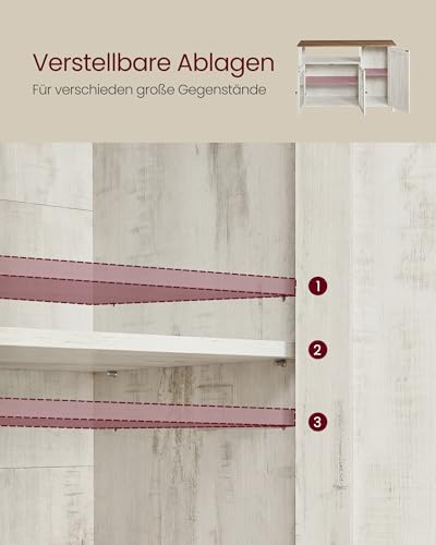 VASAGLE Sideboard with 3 Doors - image 6