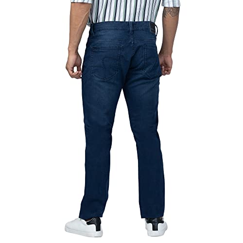 Image of Spykar Men's Mid Rise Cotton Slim Fit Narrow Length Jeans (Skinny)