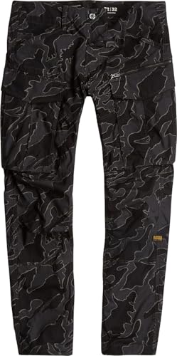 G-STAR Raw - Mens Rovic Zip 3D Regular Tapered Pants, Color Cloack Island Camo, Size: 38W x 36L4
