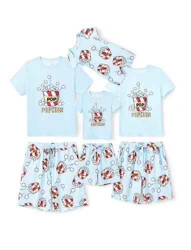 Image of PATPAT Family Matching Short Sleeve Pajama Sets - Perfect for Family Photos & Holiday Celebrations