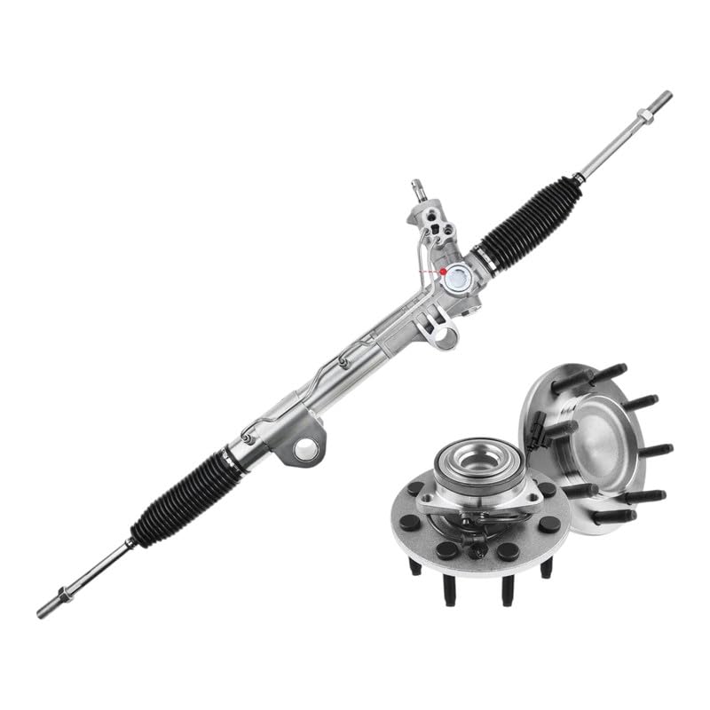 Replacement Parts for 3X New Rack and Pinion&Hub Bearing Kit for Dodge Ram 2500 3500 2007 2008 RWD Mod-A58PP-32718