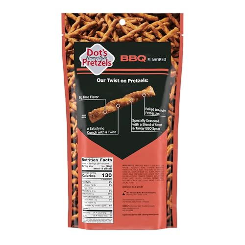 Dot's Pretzels Buffalo Seasoned Pretzel Twist Snack, 16oz Grocery Sized Bag - Image 3