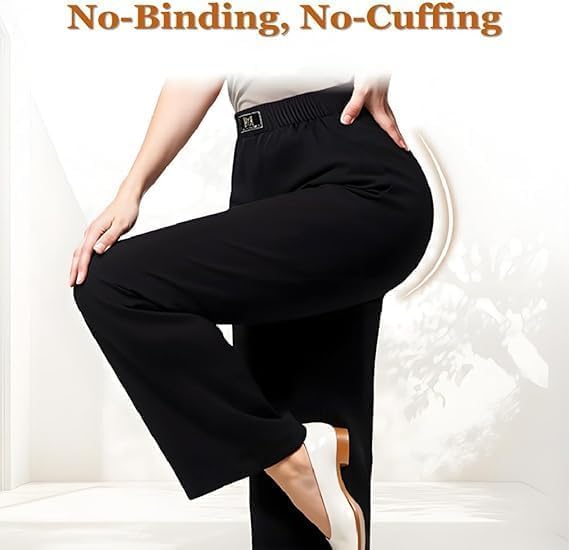 Linebalm Pants, Women Pulisa Drape Pants, Glamorease Perfect Drape High Rise Pull-On Stretch Pant, for Senior2