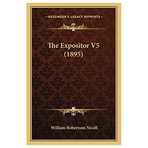 The Expositor V5 (1895)