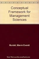 A Conceptual Framework for the Management Sciences 0070440352 Book Cover