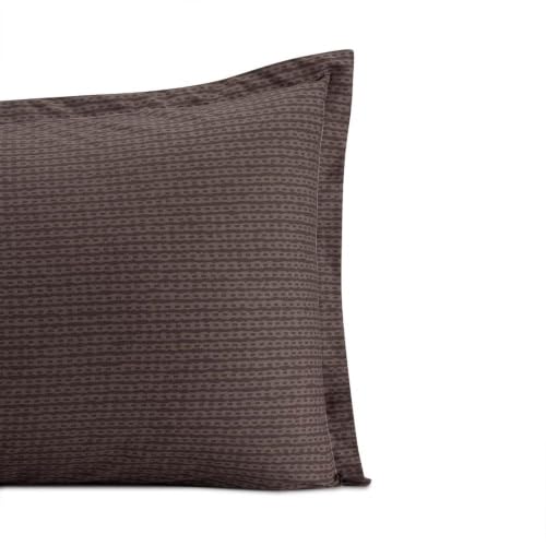 Image of Wakefit 100% Cotton Pillow Cover Set of 2 | 200 TC Soft & Breathable Pillow Cases | Standard Size 18 x 27 Inch | Skin Friendly, Durable & Gentle Machine Washable | Ross Brown