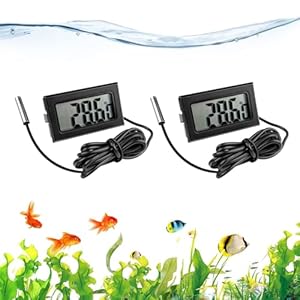 Bnoyoneras DEAIOJ4 Termometr Cyfrowy Akwariowy 2 sztuki