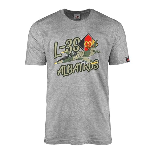 T-shirt avion de combat L39 Albatros JET NVA armée RDA en coton col rond nostalgie militaire #45304