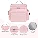 LEFOR·Z Sewing Supplies Organizer(10.5 x 8 x 9inch),Double-Layer Sewing Accessories Storage Bag,Protable Travel Sewing Box Sewing Basket for Sewing Tools,Pink(Bag Only)