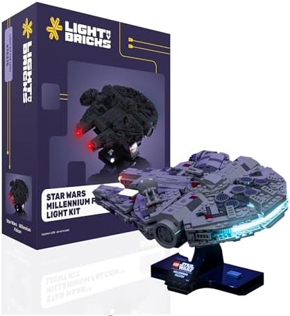 LED Light Kit Compatible with Lego 75375 Millennium Falcon 25th A...