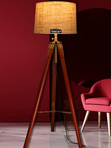 Finautica Italian Lamp Home Decor With Jute Drum Shade, Bulb, Wiring, E27 Holder Included For Rs. 999 @ 78% off