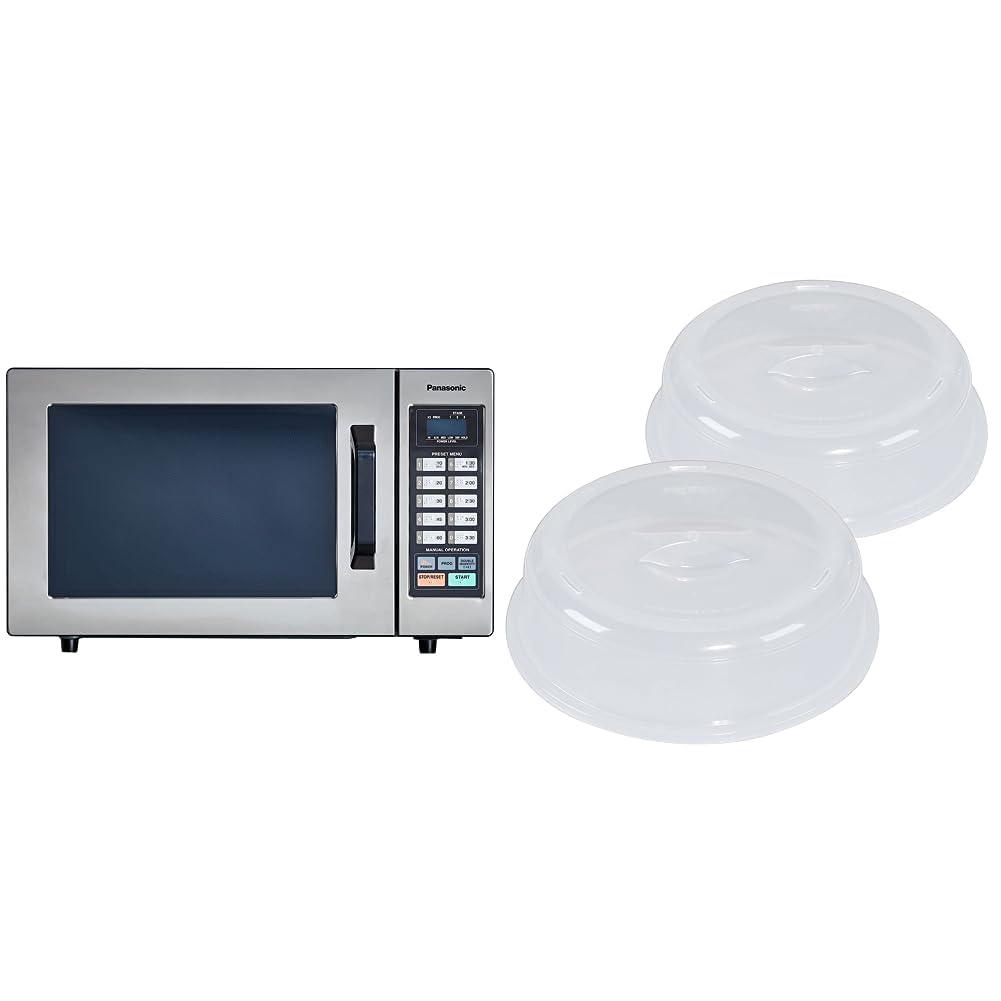 Panasonic Countertop Commercial Microwave Oven - 0 8 Cu Ft Stainless Steel Nordic Ware BPA-free and Melamine Free