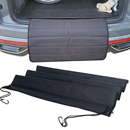 Protection pour seuil Chargement arrière | Tapis antidérapant | Protection Pare-Chocs pour Voiture | Sol Cargo Liner Protection Coffre | Accessoires Voiture Rayures