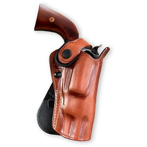 MASC Leather Paddle Revolver Holster Cover