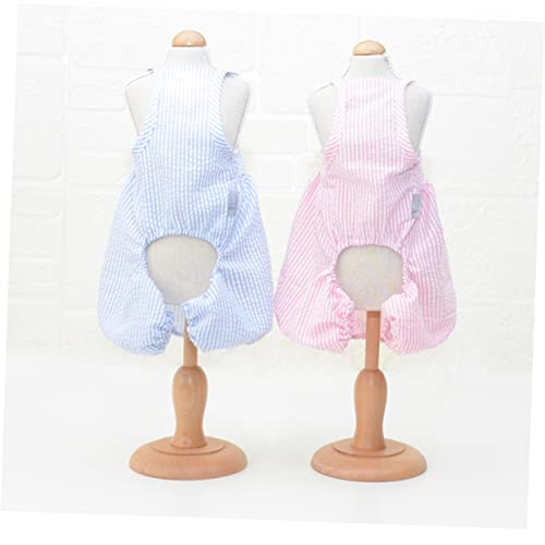 Pantalones disfraz para perros talla M color rosa miniatura 6