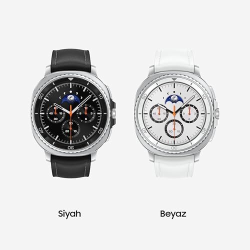 Resim Samsung Galaxy Watch 8 Classic Beyaz Akıllı Saat (Samsung Türkiye Garantili) 
