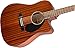 Fender CD-60SCE All-Mahogany Dreadnought Cutaway Acoustic Electric Guitar, with 2-Year Warranty, Fishman Pickup and Preamp System, Natural