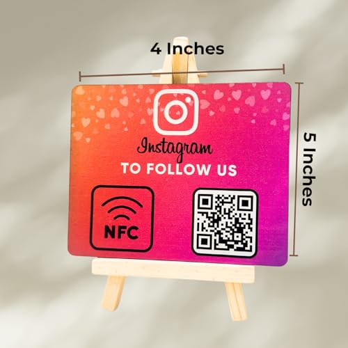 tinydabba Wooden Instagrm NFC Standee with QR Code by tinydabba - 5