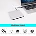Gotega External DVD Drive, USB 3.0 Portable +/-RW, DVD Player for CD ROM Burner Compatible with Laptop Desktop PC Windows Linux OS Apple Mac White