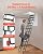 VEVOR Attic Ladder, 660LBS/299.4KG Capacity, Fits 10.5 to 11 ft Ceiling Height and 39.4 x 27.5 inch Opening Size, Alloy Steel Pull-Down Retractable Ceiling Stair with Pulling Rod for Attic Loft Roof